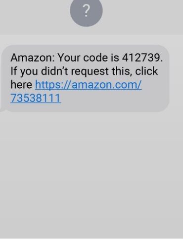 Fake Amazon Text Message